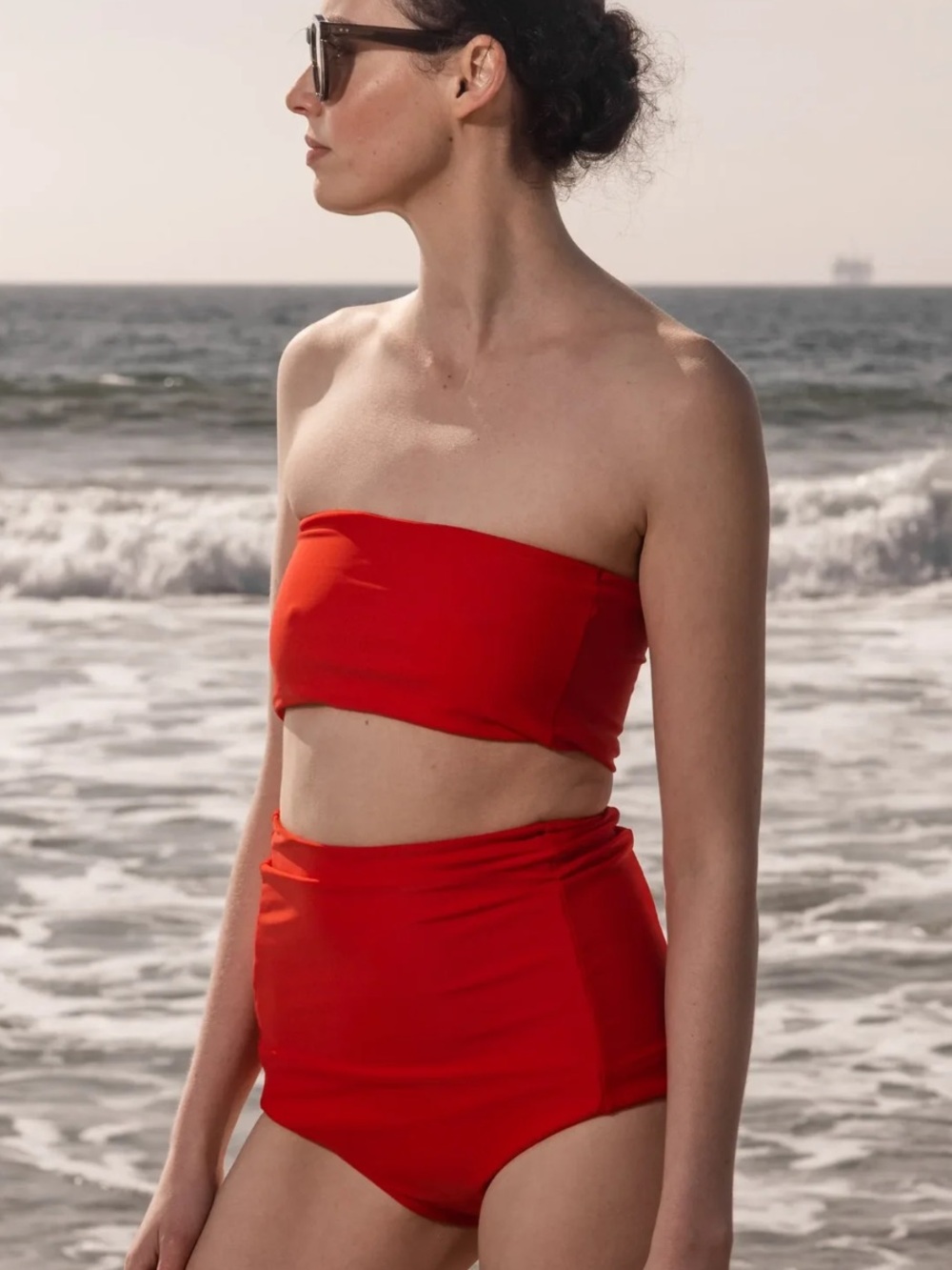 HEIDI MERRICK VICENT TOP - POPPY